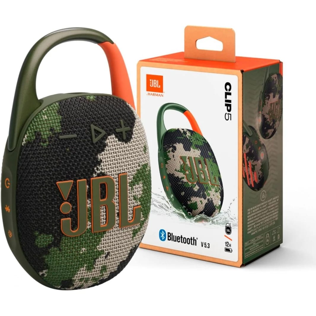 JBL Clip 5 - Ultra-Portable Waterproof Bluetooth Speaker