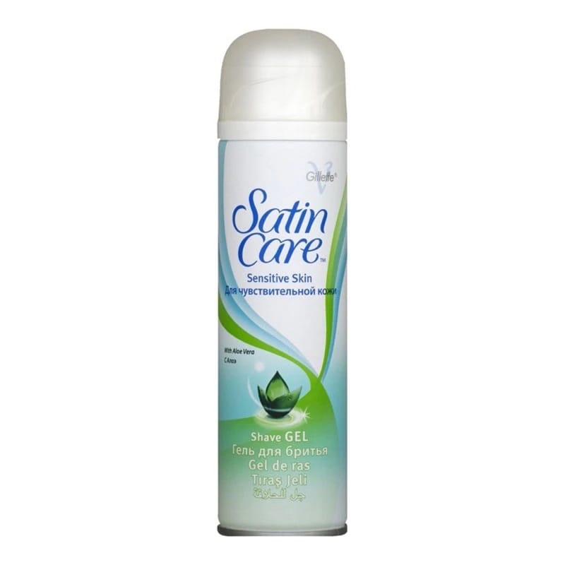 Gillette Satin Care Sensitive Shaving Gel, 200ml