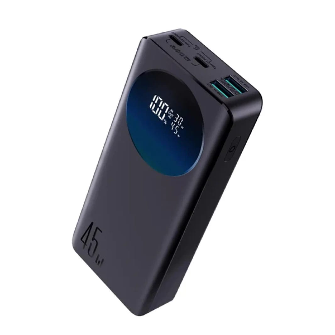 JOYROOM JR-PBF02 Pro 20000mAh 45W Ultra Fast Charging Powerbank, Dual USB-C & USB-A, LED Digital Display - 18 Months Warranty
