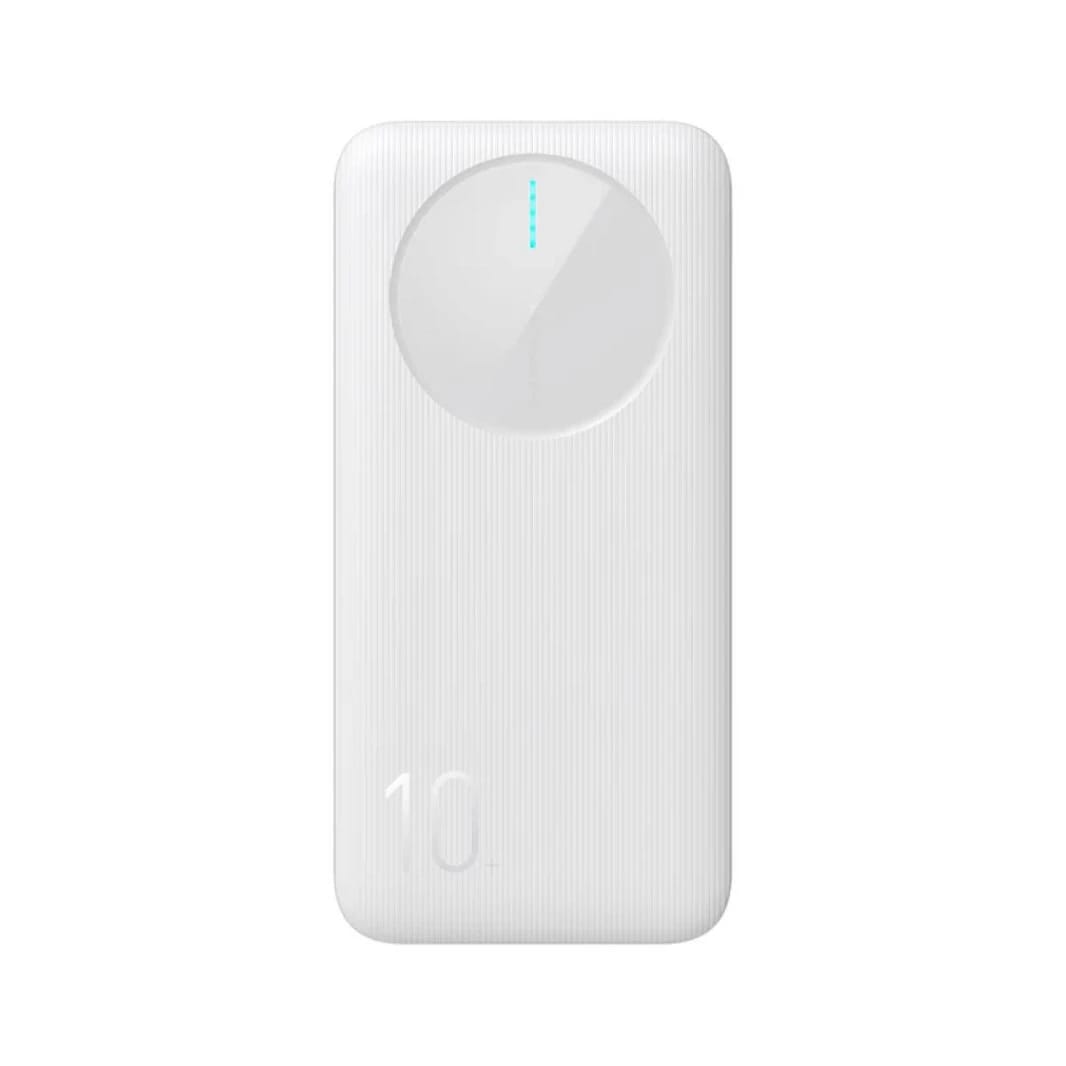 JOYROOM JR-PBF12 2.4A LED Power Bank 12W 10000mAh - 18 Months Warranty - white