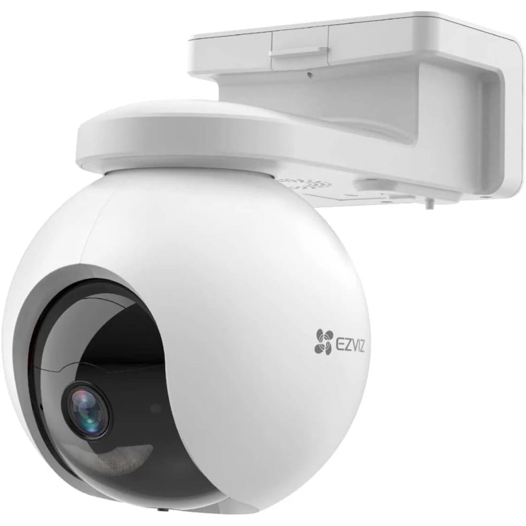EZVIZ HB8 Security Camera, 2K+ Outdoor WiFi Camera with Battery, Two Way Talk, Color Night Vision, Waterproof, Auto Tracking, Smart Human Motion Detection, 360° View, Work with Solar Panel & Alexa