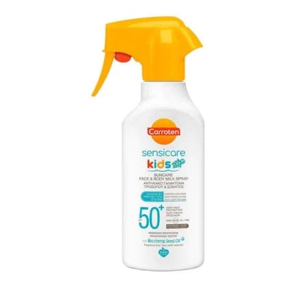 كارووتن واقي الشمس للأطفال للوجه والجسم بخاخ لبن SPF 50+ - 270 مل
