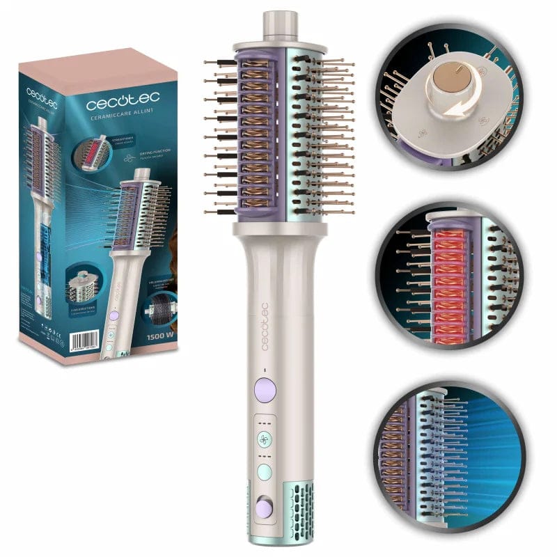 Cecotec CeramicCare Allin1 — فرشاة الهواء الساخن 1500 واط