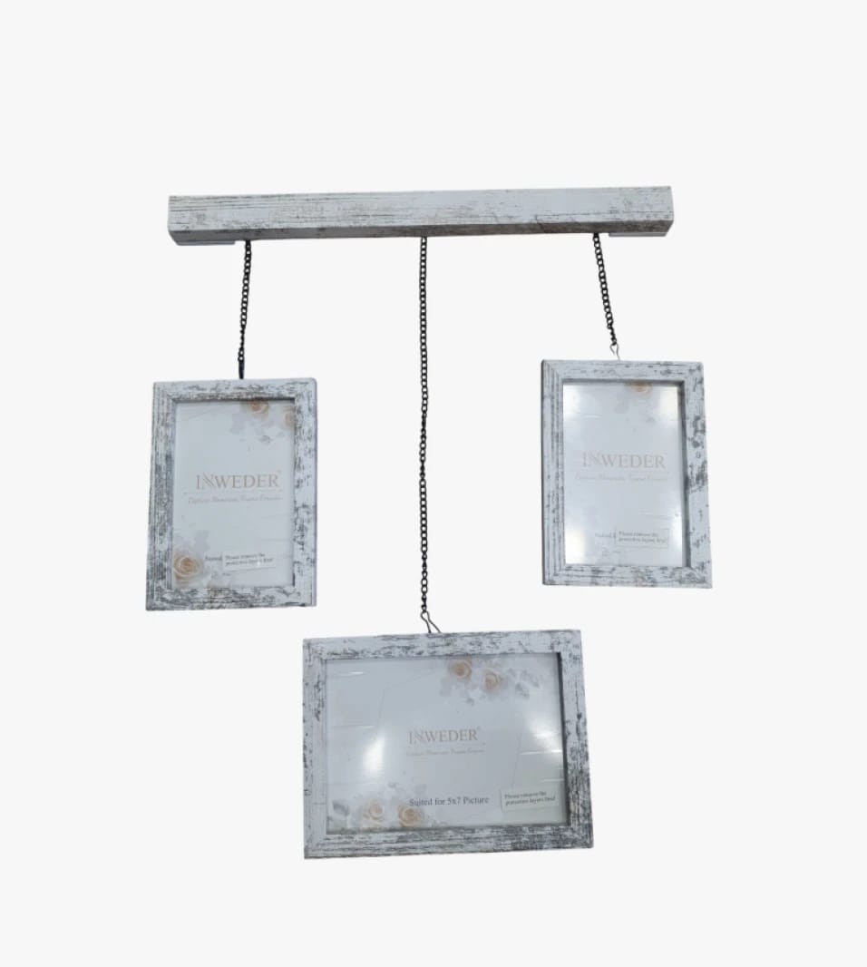 Luxurious Wooden Photo Frame by Inweder with Modern and Attractive Design Featuring Three Versatile Frames for Home Decor