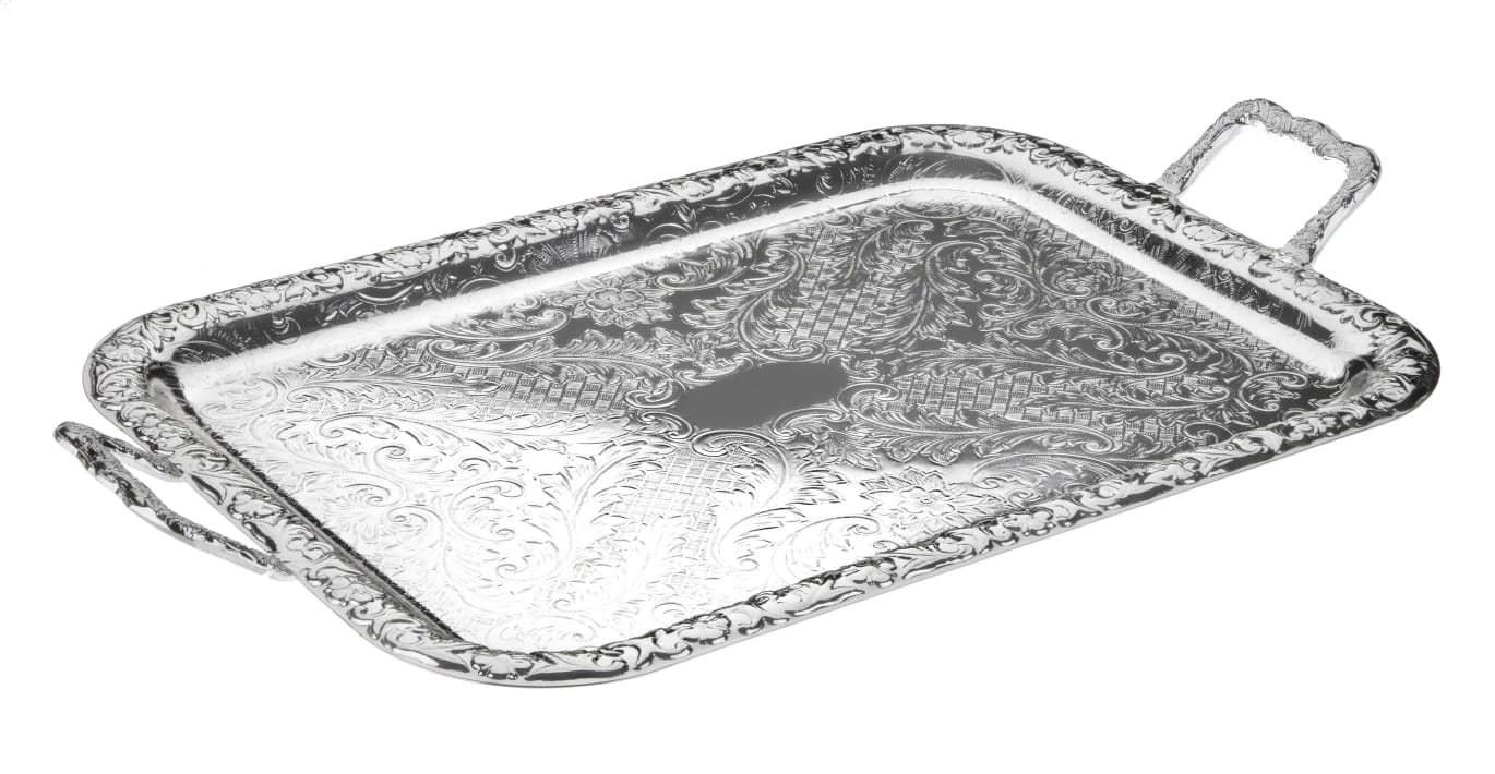 Queen Anne Medium Oblong Tray with Handles