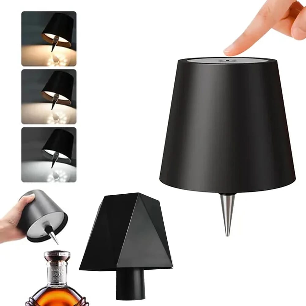 Wireless Rechargeable Bottle Lamp