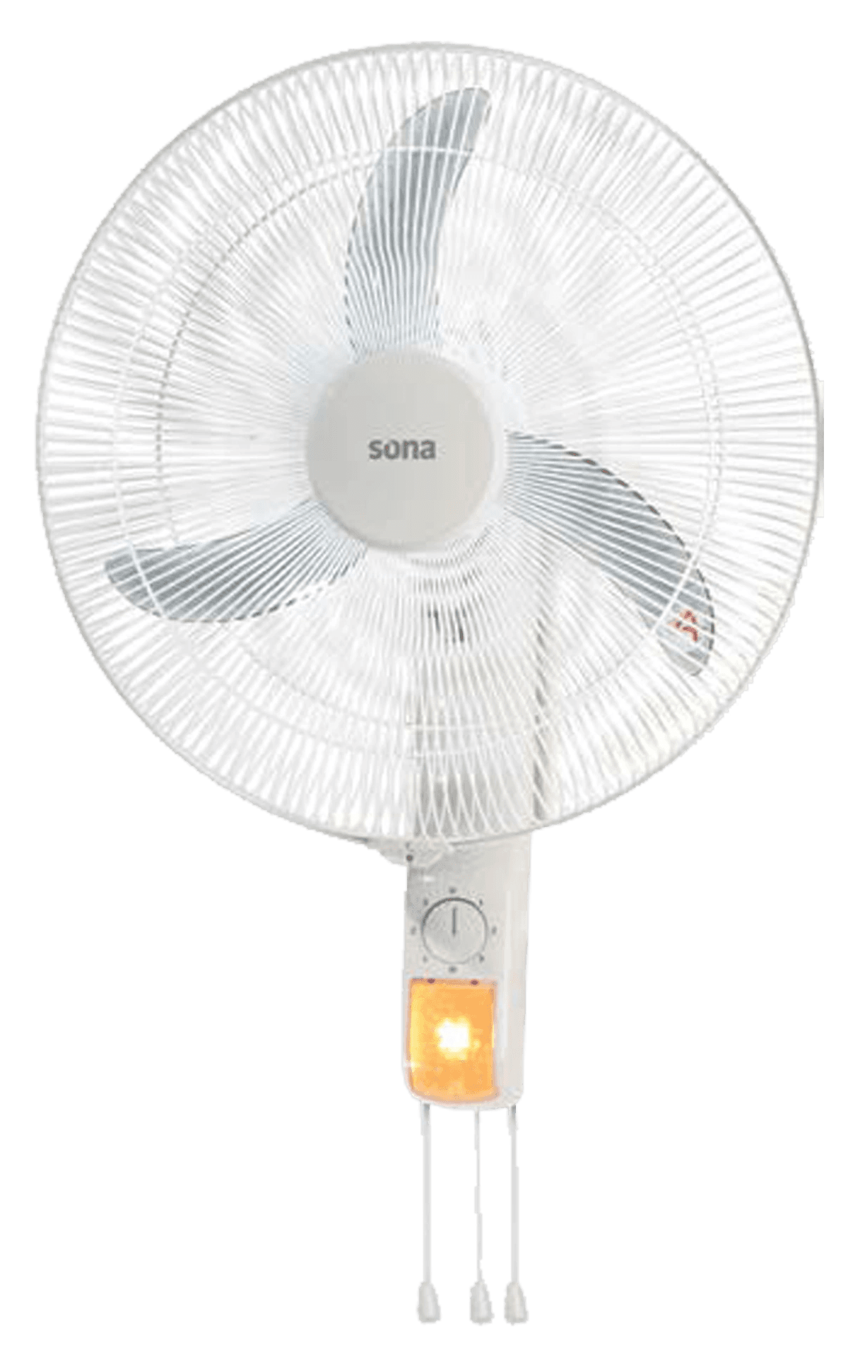 مروحة حائط سونا 18" أبيض | 3 سرعات بمحرك نحاسي | موديل WF-550