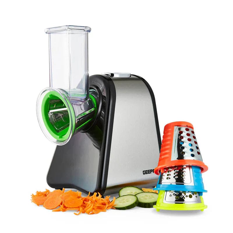 Geepas GSM63022UK 4-in-1 Salad Maker – 200W, Stainless Steel