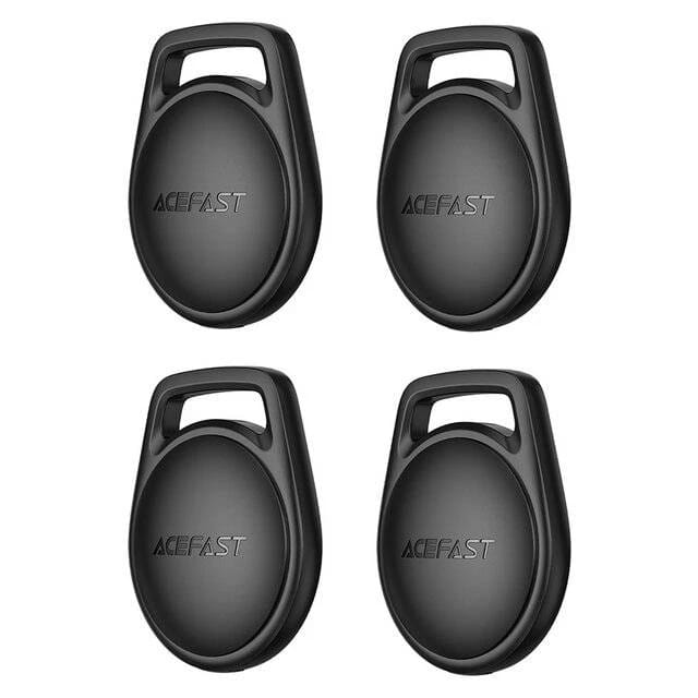 متعقب الأزرار ACEFAST S2 - حزمة من 4 | Apple Find My | معتمد من MFi | بطارية لمدة 12 شهرًا