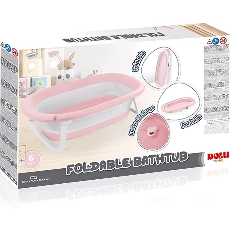 Dolu Foldable Baby Bath Tub – Pink