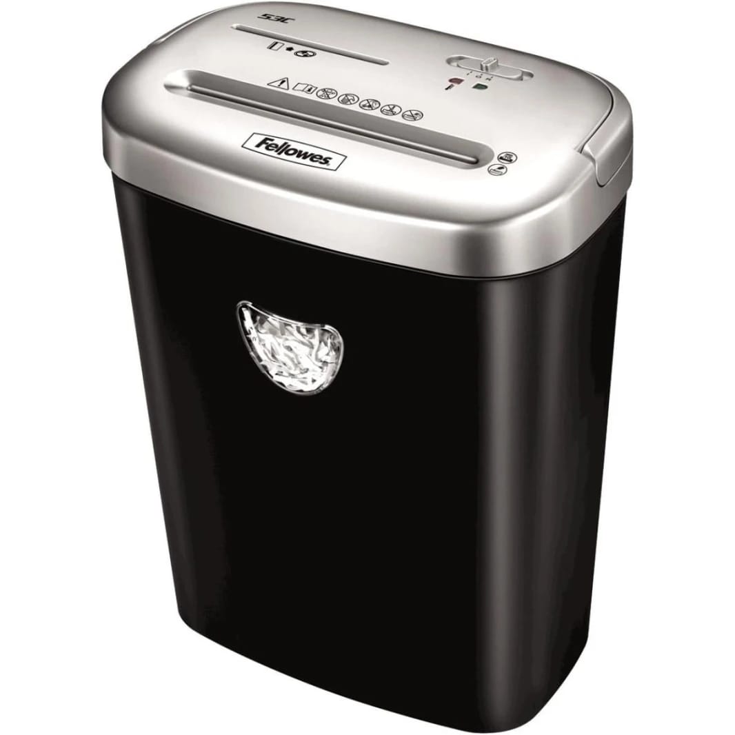 Fellowes Powershred P-53C Shredder, Cross Cut, Shreds 10 Sheets