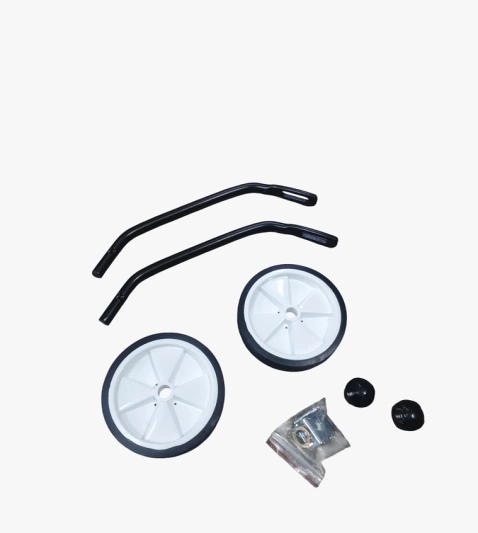 Durable and Supportive Training Wheel Set for Kids' Bike Balance with Steel Bars and Safe Comfortable Design