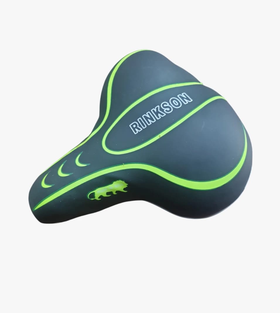 Rinkson Wide Padded Bicycle Seat with Springs for Comfort Support for Professional and Amateur Cyclists