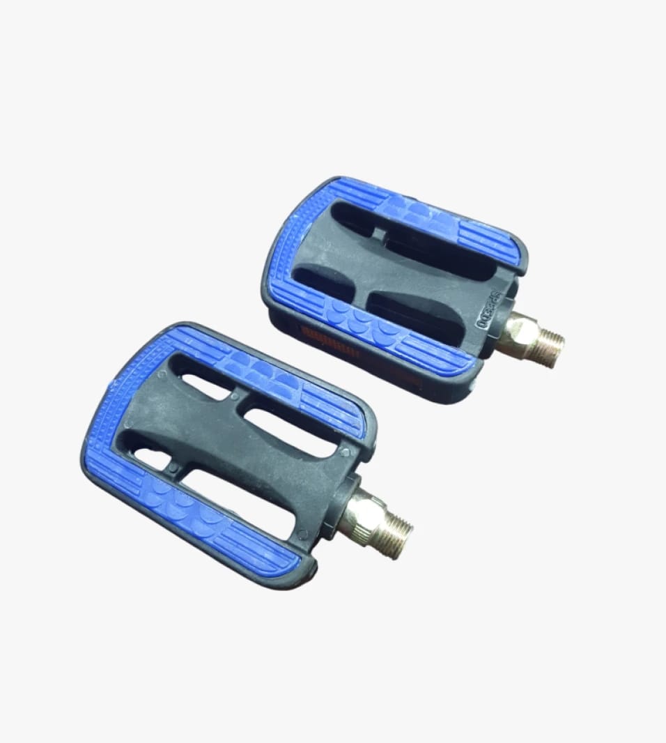 Shimano Durable Bicycle Pedals in Black and Blue with Comfortable Grips for Cycling Enthusiasts and Beginners