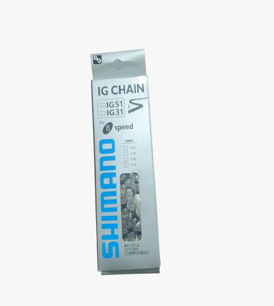 Shimano IG51 Bicycle Chain for 8-Speed Settings, Essential Component for All Cycling Enthusiasts