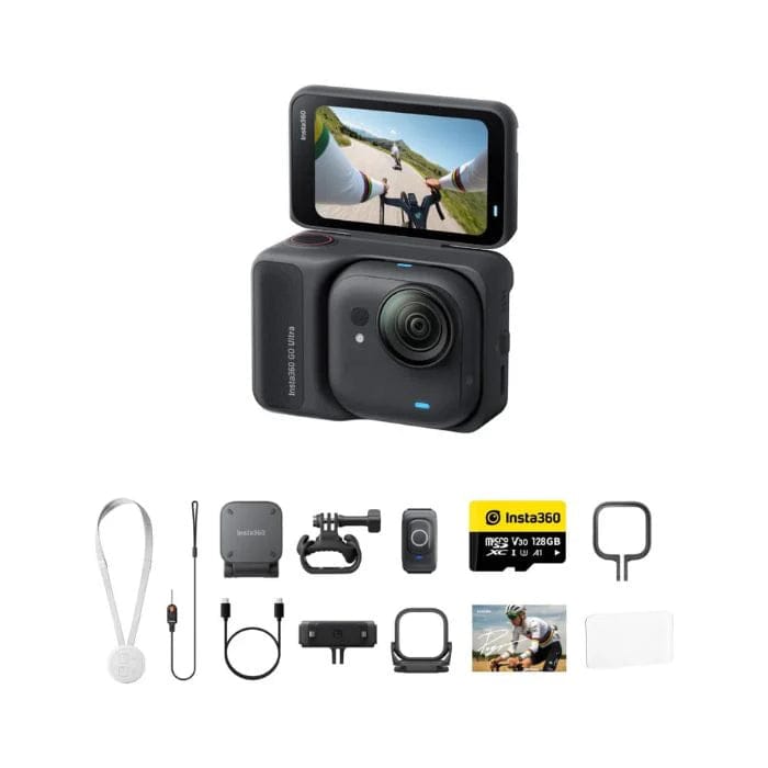 حزمة Insta360 GO الفائقة الجودة لركوب الدراجات - أسود منتصف الليل