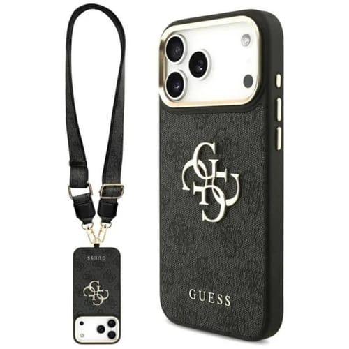 جراب جلد مع حزام لهاتف آيفون 4G من GUESS