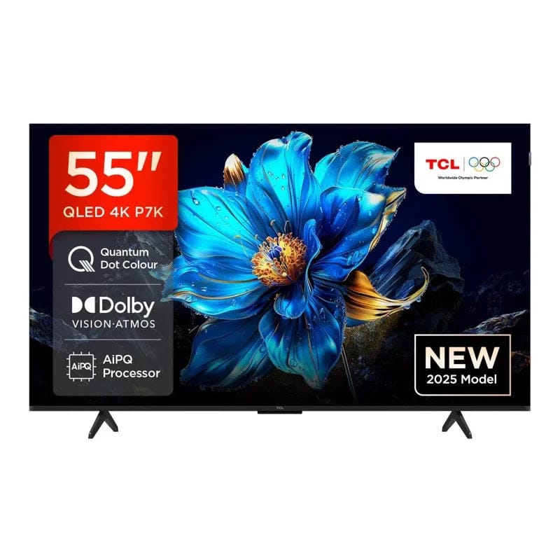 تلفزيون TCL P7K 55 بوصة QLED 4K HDR - جوجل تي في و Dolby Atmos
