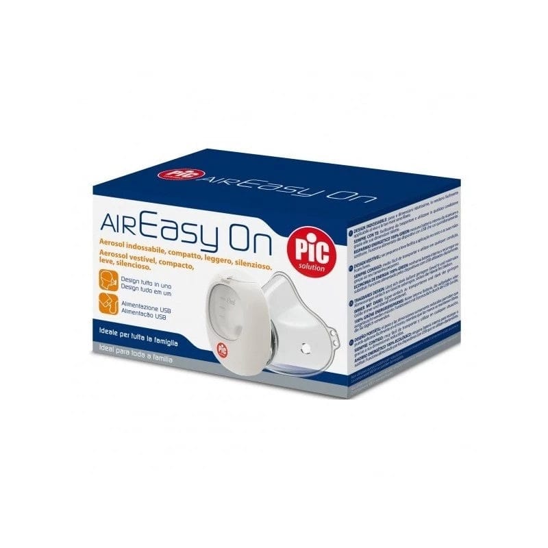 جهاز نيبولايزر محمول Pic Solution Aireasy On للاستخدام في المنزل والسفر