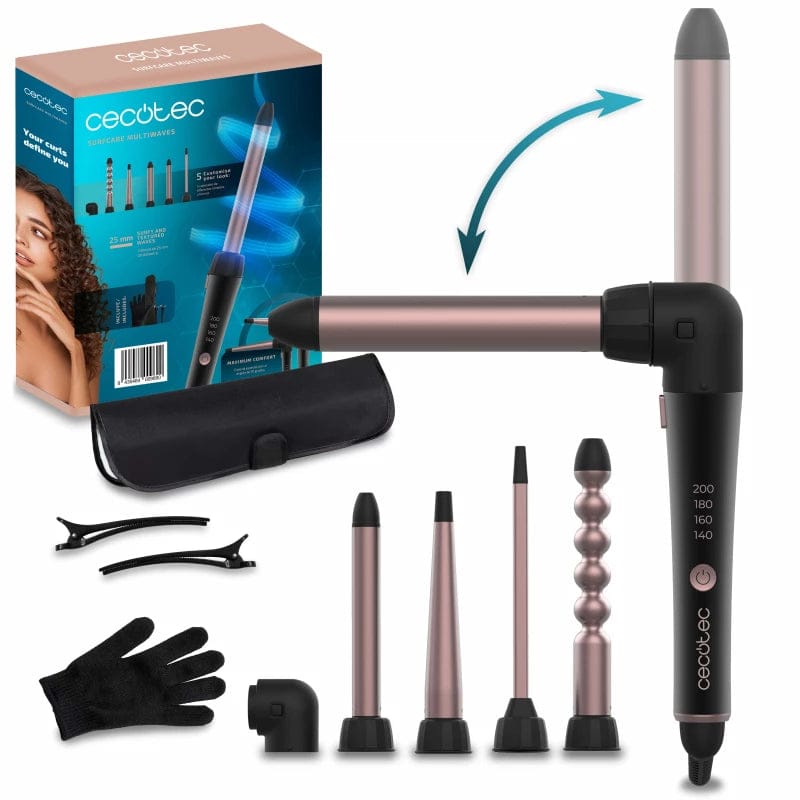 مجعد الشعر سيراميك 5 في 1 Cecotec SurfCare MultiWaves