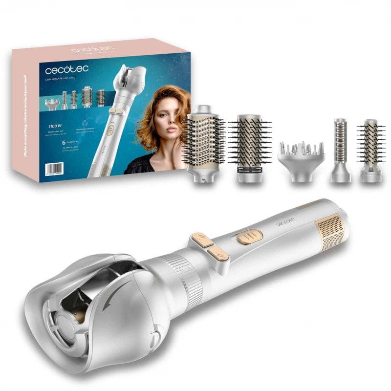 Cecotec CeramicCare 6in1 Gyro – مصفف الهواء الساخن الدوار 6 في 1