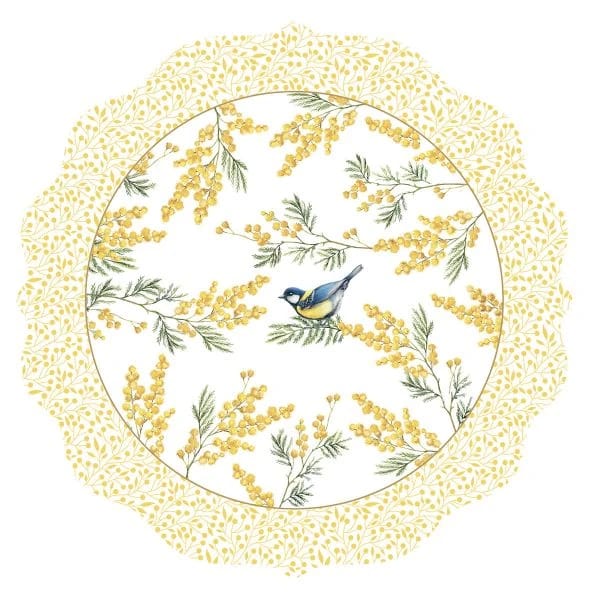 Easy Life Mimosa 2-Piece Dish Mats 34.5cm - Multi Colors