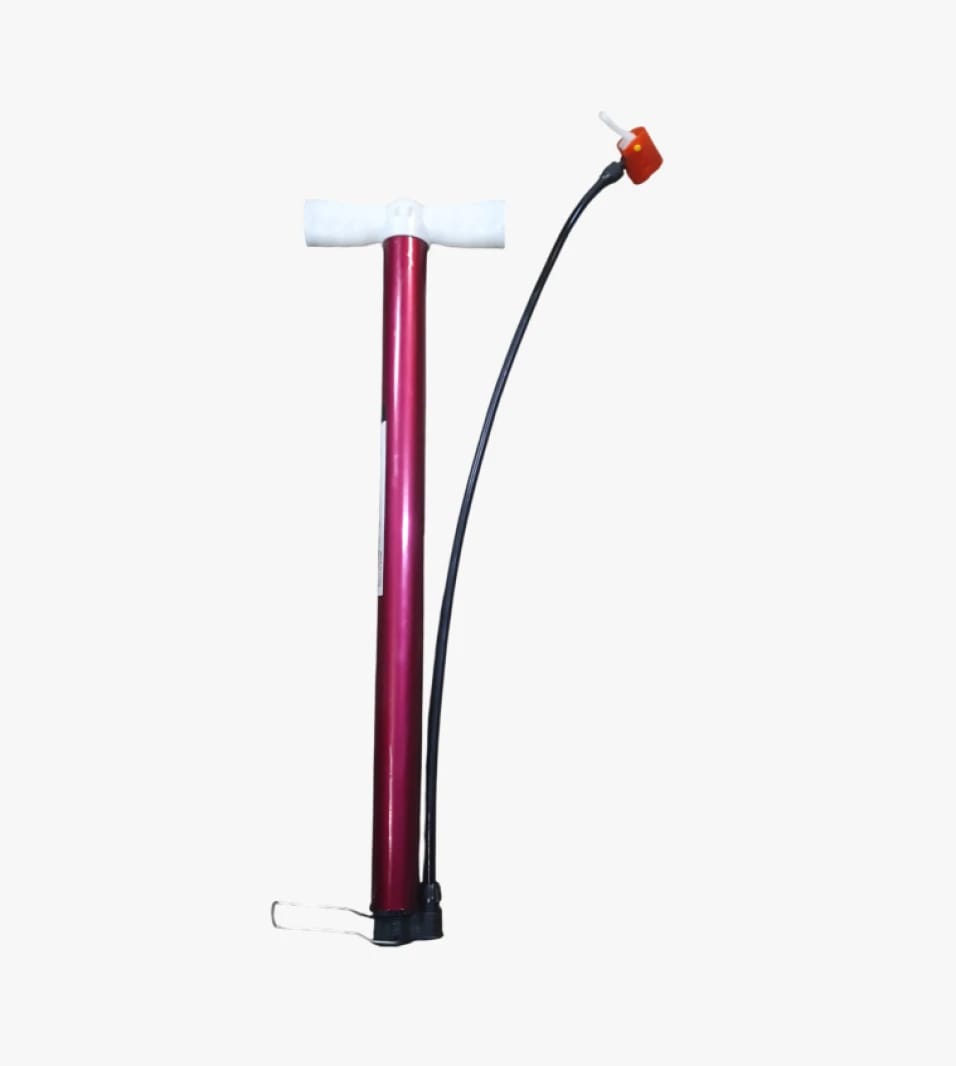 Brand X Portable Air Pump for Bicycles with Stylish and Economical Design for Active and Athletic Users.
