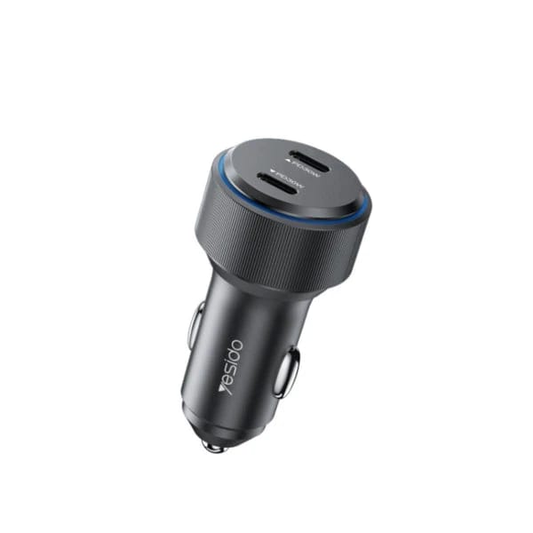 YESIDO Y48 Dual Type-C PD Car Fast Charger