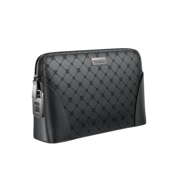 YESIDO WB56 Leather Handbag with Fingerprint Lock