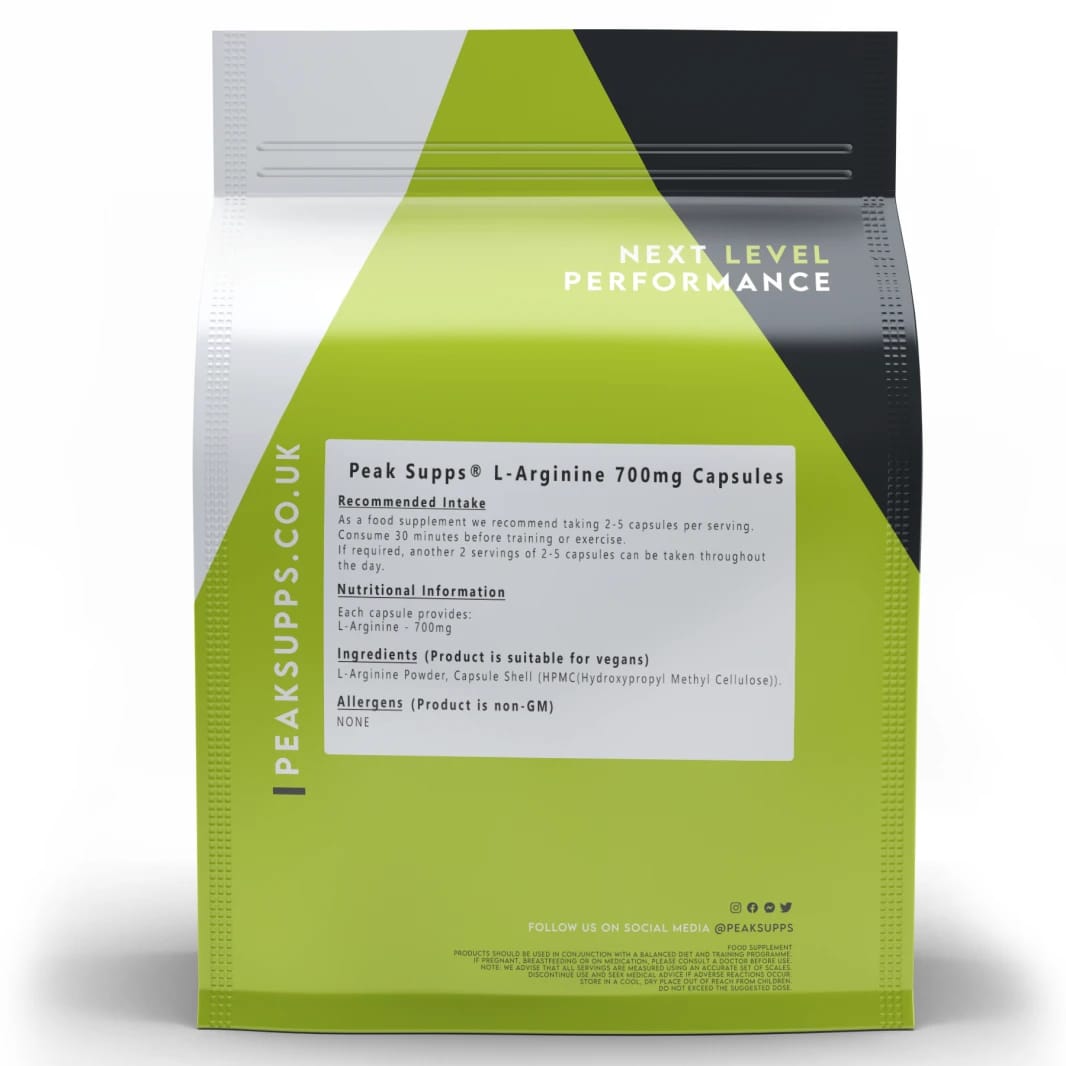 ل-ارجينين 700 ملجم 360 كبسولة Peak supps