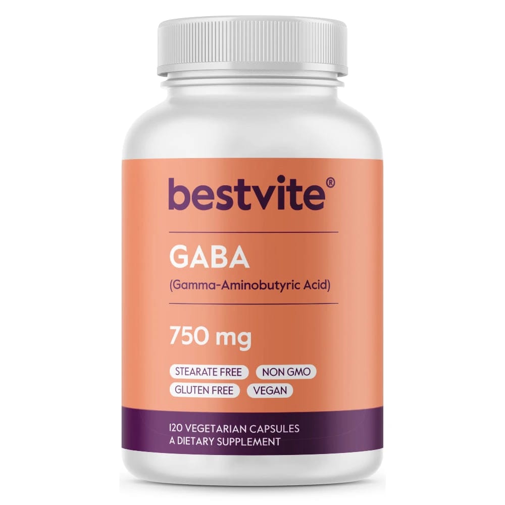 حمض غاما / غابا 750 ملجم 120 كبسولة Bestvite GABA Non-GMO