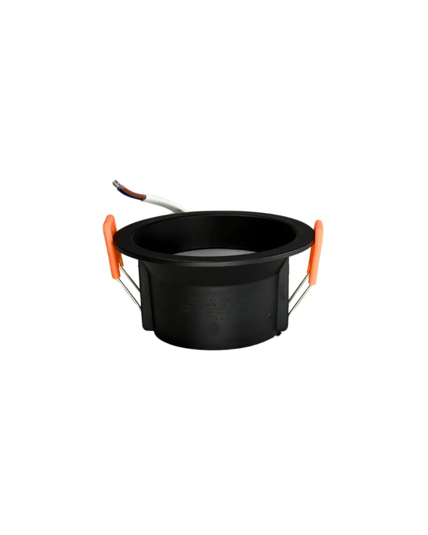 7W Spot Black Frame 7cm White Color