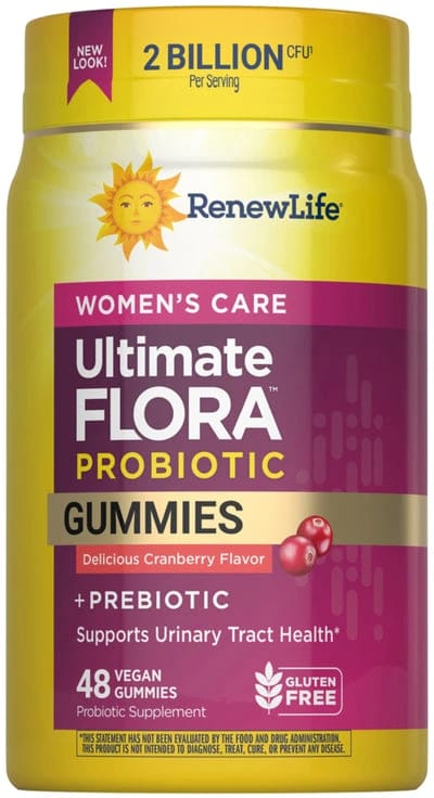 Probiotic 1 Billion + Cranberry Women's Care 48 Gummies