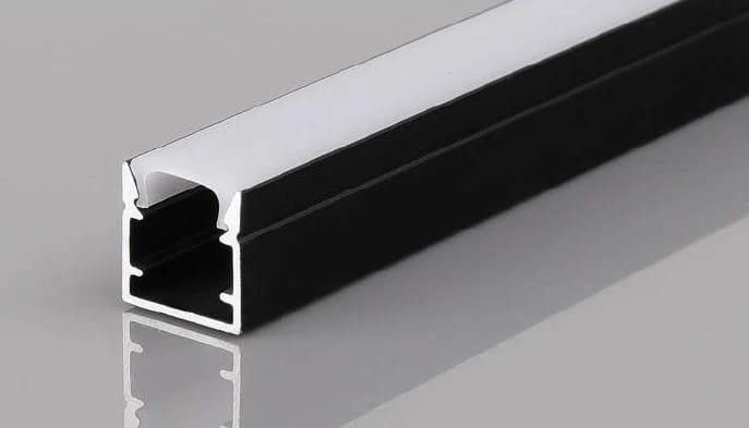 External Profile 1.7cm*0.7cm Black Color