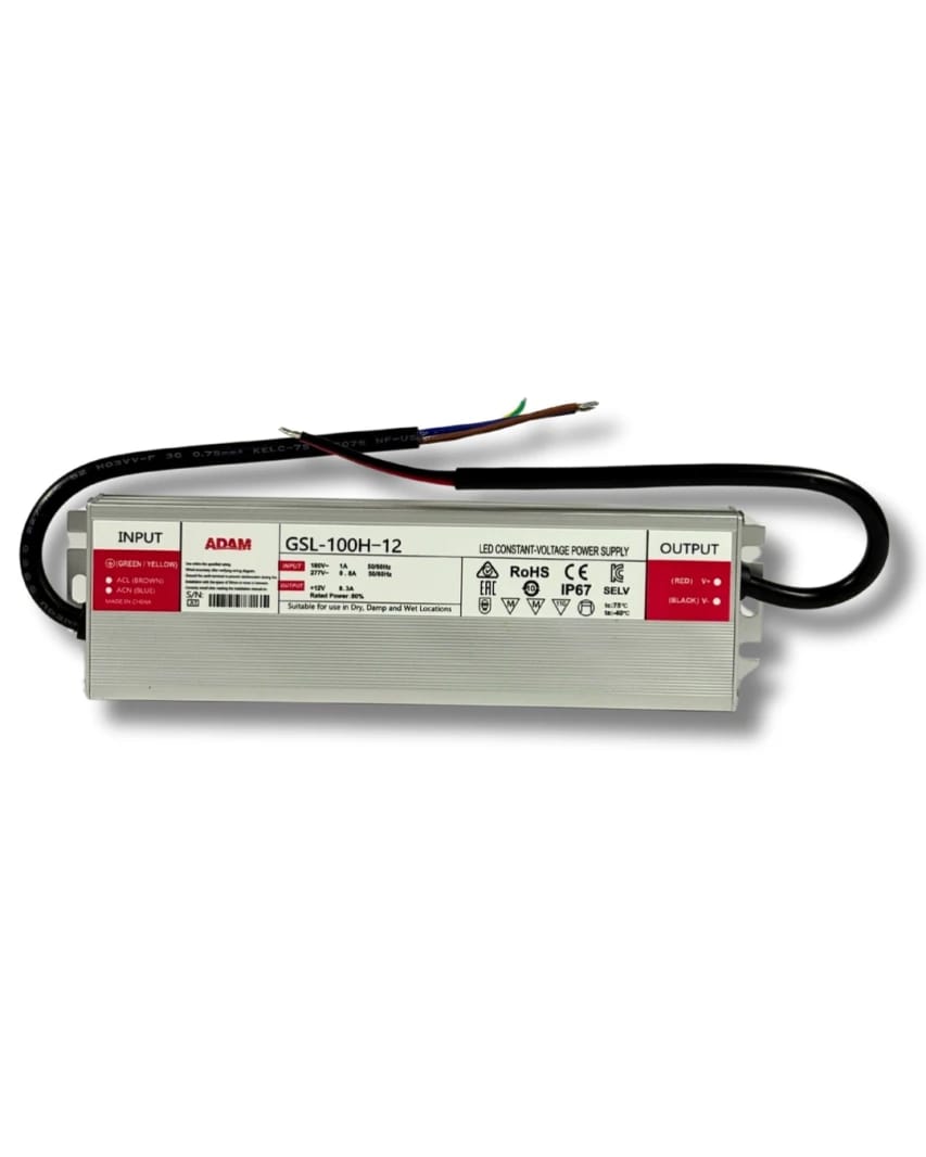 Rainproof Converter 12V / 100W