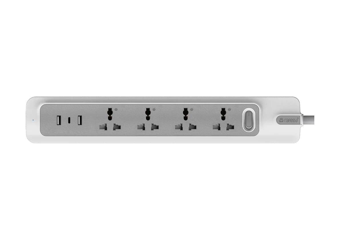 Quad Connector with Two USB Outputs and One Type C