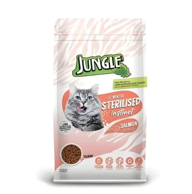 Jungle - Food for Sterilized Adult Cats with Salmon Flavor