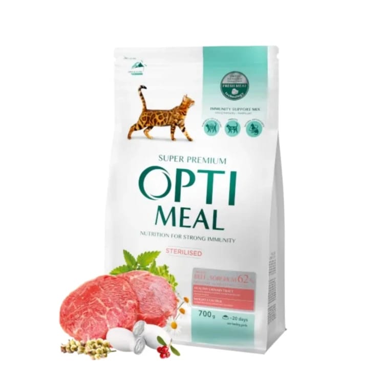 OptiMeal - Sterilized Cats - Beef
