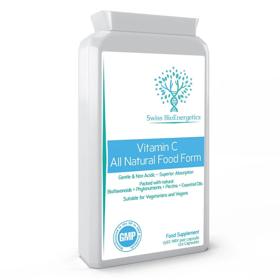 Natural Vitamin C from Indian Cherry, Rosehip, Elderberry, Blackcurrant, and Parsley 125 mg, 120 Capsules