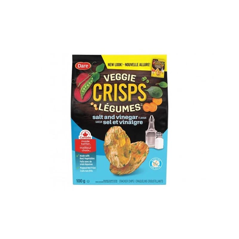 Dare Veggie Crisps Salt and Vinegar 100g
