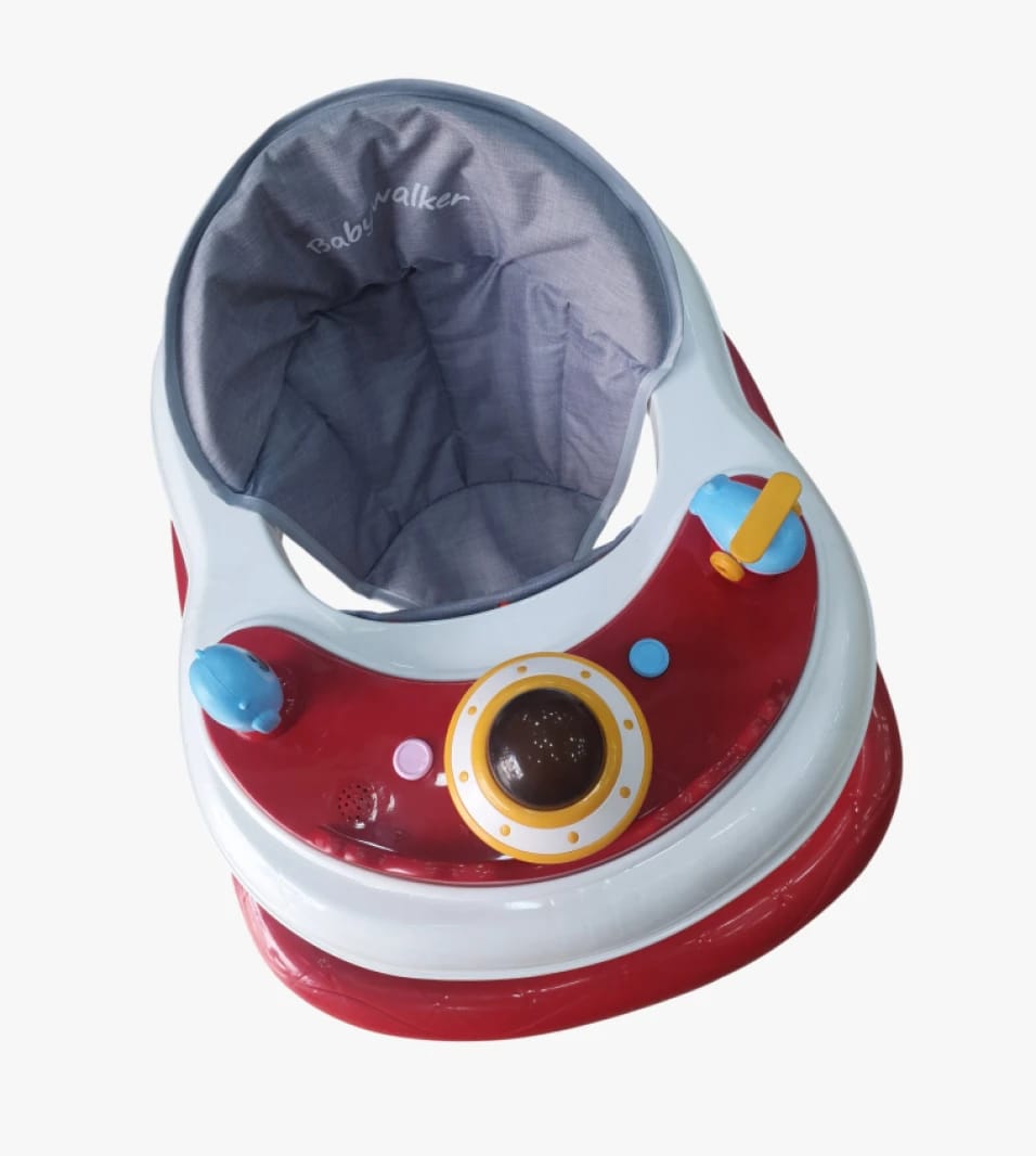 Baby Walker by Baby Walker Brand with Attractive Design and Bright Colors to Encourage Baby's First Steps.