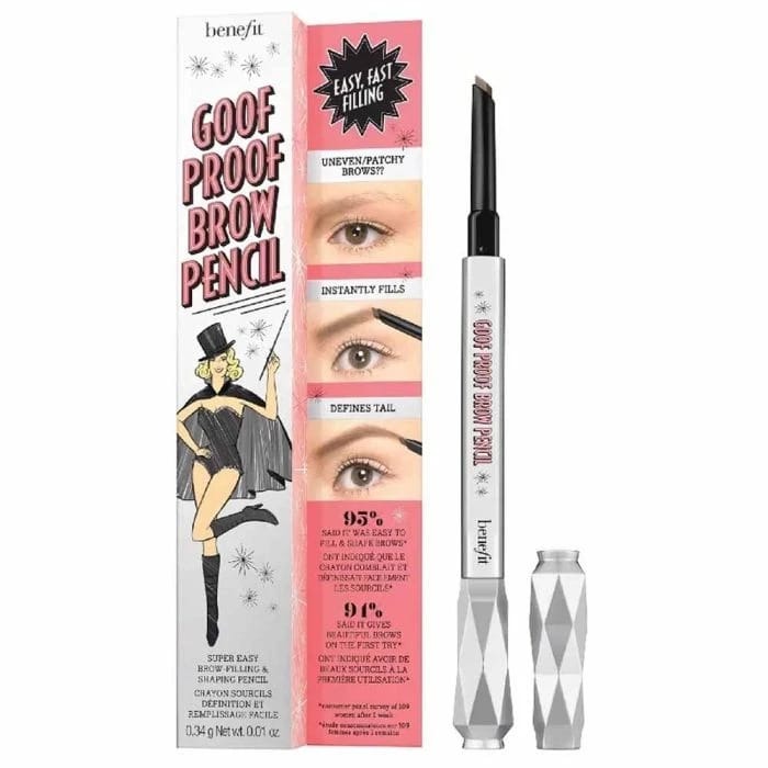 Benefit Ladies Goof Proof Brow Pencil Easy Shape & Fill 4.5 Deep Brown