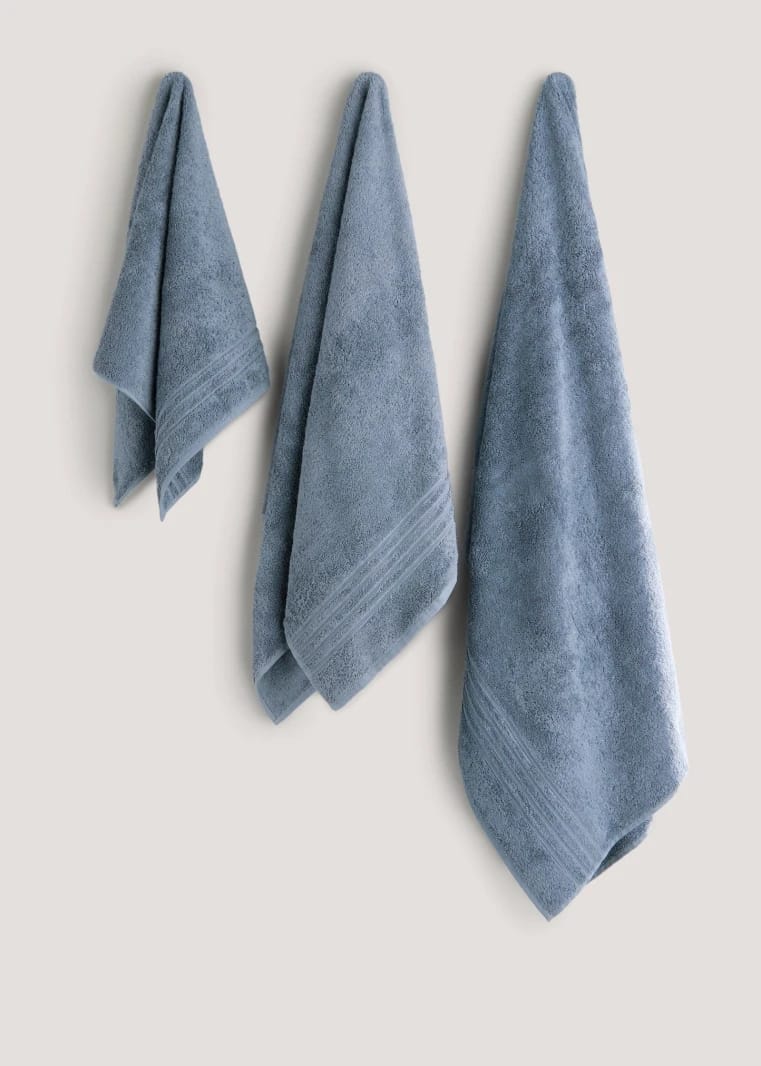 100% Egyptian Cotton Towel - Blue - Hand Towel