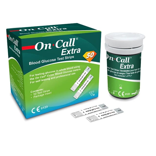 شرائح اختبار | On Call® Extra | 50 شريحة اختبار