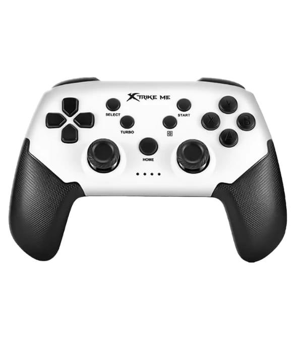 ذراع تحكم لاسلكي XTrike Me GP-43 - أسود وأبيض