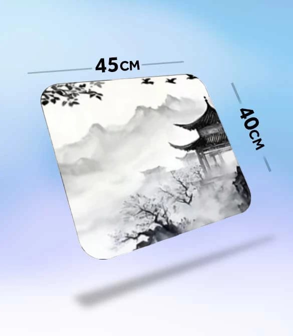 Japanese Vintage Landscape 2 Mouse Pad (Large Size)
