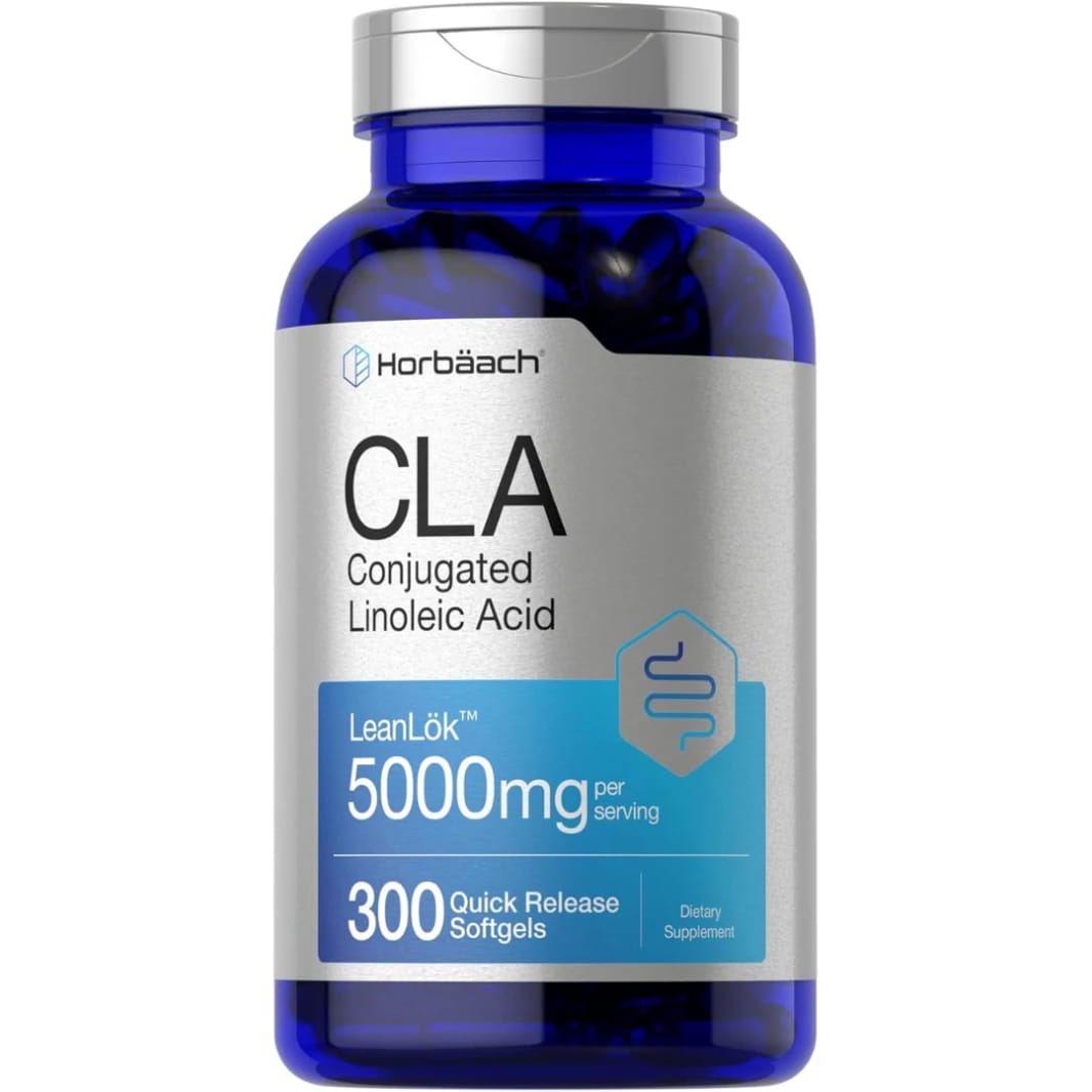هورباخ CLA قوة قصوى 1000 ملغ حمض اللينوليك المترافق 300 كبسولة هلامية