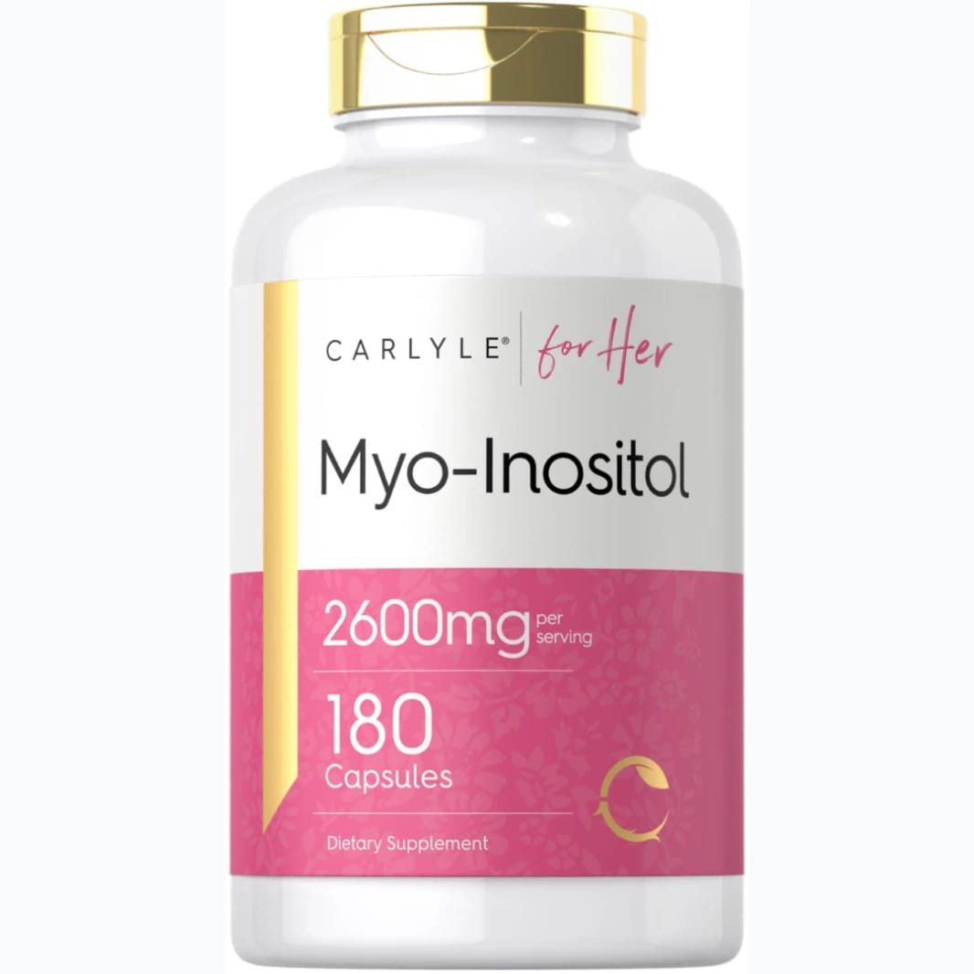 Best for PCOS Inositol Supplement Myo & D-Chiro 180 Capsules (Non-GMO)