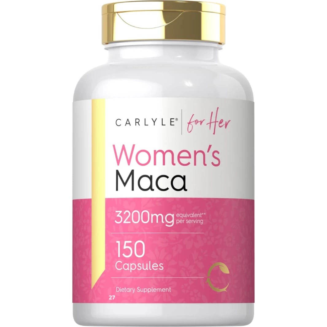 Carlyle Maca Root for Women 1600 mg 150 Capsules Non-GMO