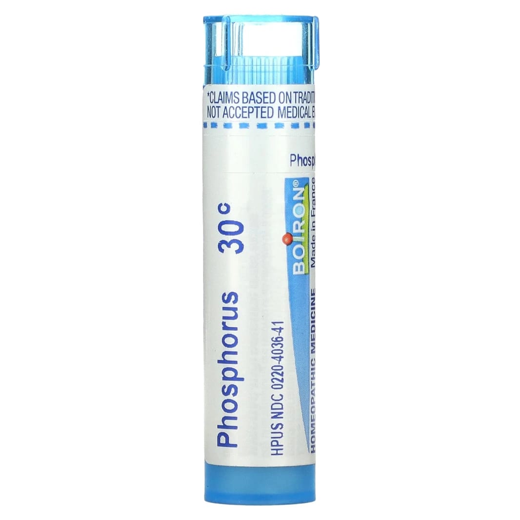 Phosphorus, 80 Pellets approx. Boiron Single Remedies 30C (Best Before 01-06-2027)